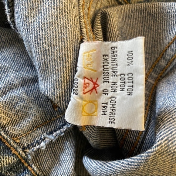 Vintage Nevada Denim Jean Jacket Medium Wash  Girls XLG 14/16 - Picture 8 of 12
